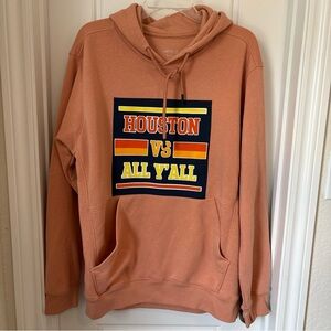 Houston Astros men’s orange hoodie